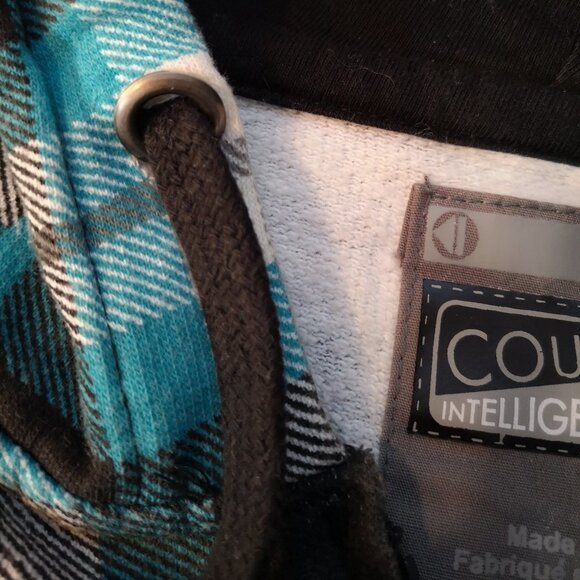 Counter Intelligence Ladies Size Medium Terry Fleece Lined Full Zip Hoodie - Picture 6 of 9